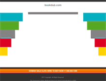 Tablet Screenshot of bookdub.com